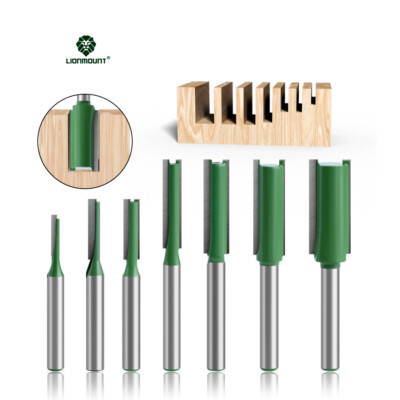 1/4  (6,35 mm) Schaft Nutfräser HM Oberfräse Fräser Ø3mm-12mm