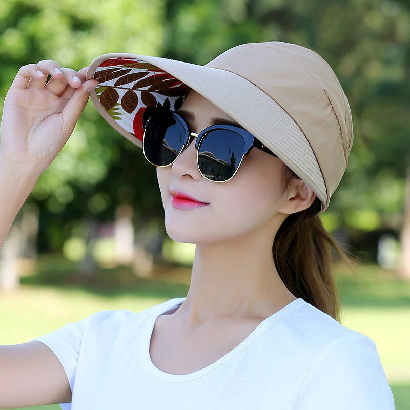 Women Protective Hat Outdoor Sun Cap Face Wide Brim Visor Summer