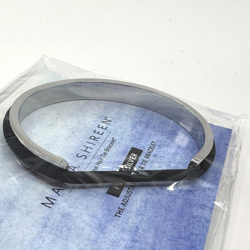 Pulsera Maria Shireen The Original Ajustable Hair Tie, Plata Pureza - Imagen 8 de 13