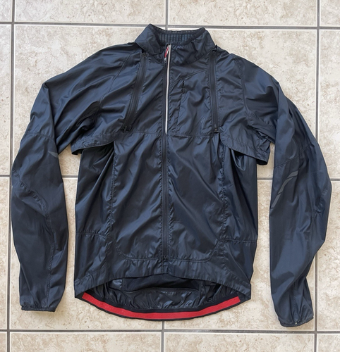 Specialized Deflect Hybrid Mens Long Sleeve Cycling Full Zip Wind Jacket Large