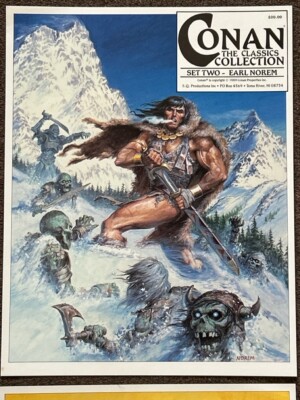 Conan Classics Collection Set #2 Earl Norem Full Color Limite