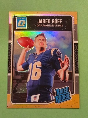 Jared Goff 2016 Optic Rated Rookie #172 Rookie Card Orange Holo #/199 SP