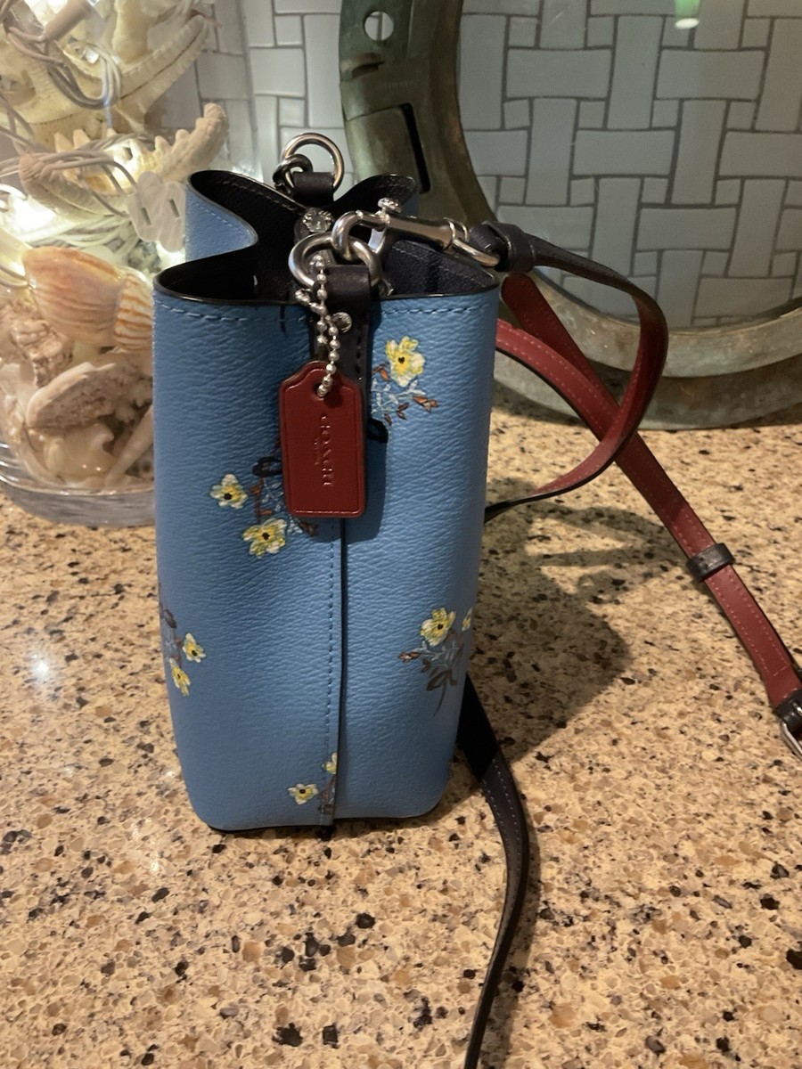 Coach Small Town Bucket Bag With Floral Bow Print C7974 | eBay
