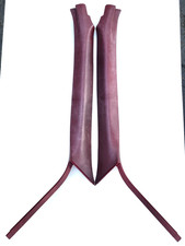 1988-1994 Chevy Gmc Obs Truck Suv Ck A Pillar Trim Moldings Red Burgundy Pair