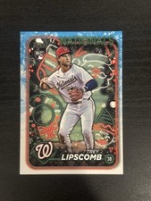 2024 Topps Holiday #H91 Trey Lipscomb RC Rookie Card Washington Nationals