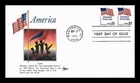DR JIM STAMPS US COVER FLAG PRESORTED FIRST CLASS FDC GILL CRAFT CACHET