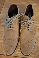 Lambretta Men's Tan Broadway Brogue Shoe size 7  RRP £60