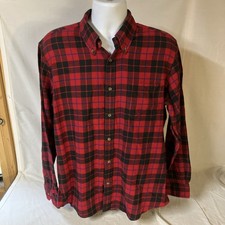 Brooks Brothers Regent Original Polo Shirt Multicolor Plaid Large Flannel Cotton