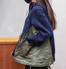 Autumn Lady Sacai Luck Spliced Zipper Thermal Loose Hoodie