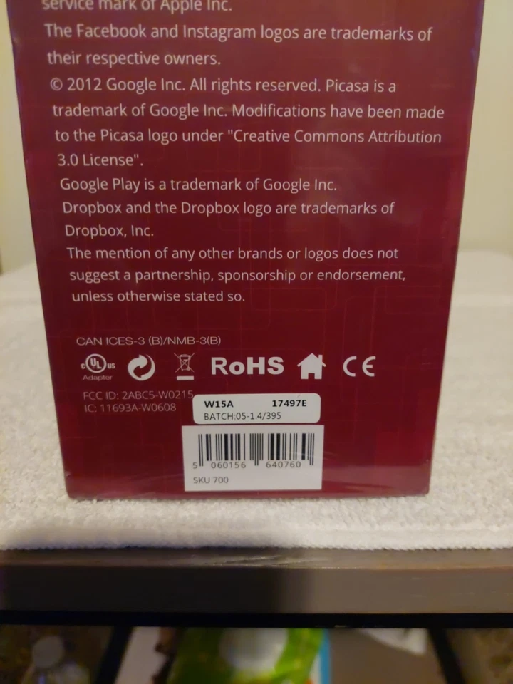 Nixplay Wi-Fi Cloud Digital Photo Frame 15” Display Brand New W15A - Image 3 of 4