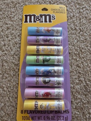 M&M s 8 Flavored Lip Balms Set Milk Chocolate Assorted Variety Gift Set Easter
