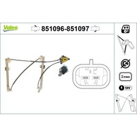 1X Fensterheber Valeo 851096 Passend FüR Audi
