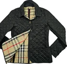 HOT Women's BURBERRY BRIT CONSTANCE DIAMOND QUILTED NOVA LINED TK BLACK Jacket S