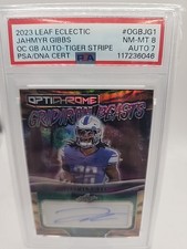 2023 Leaf Eclectic Optichrome Gridiron Beasts Auto Jahmyr Gibbs #OGB-JG1 3/3