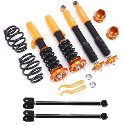Gewindefahrwerk Dämpfung einstellbar for BMW 3er E46 330i + 2 Querlenker Parts