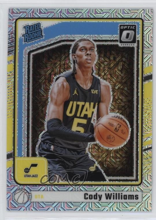 2024-25 Panini Donruss Optic Rated Rookie Choice Prizm Cody Williams #298 0nr3