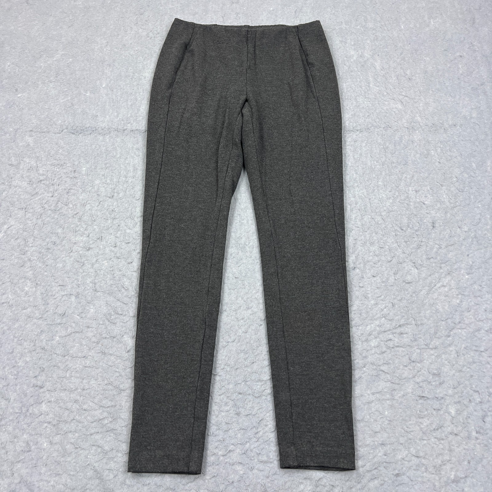 J. Jill Ponte Leggings Women's ST Tall Gray Slim Pull On Pants Stretch Preppy