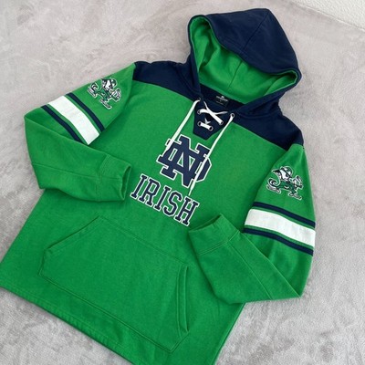 Notre Dame Irish Hockey Football Pullover Hoodie Sweatshirt Men Large Colosseum