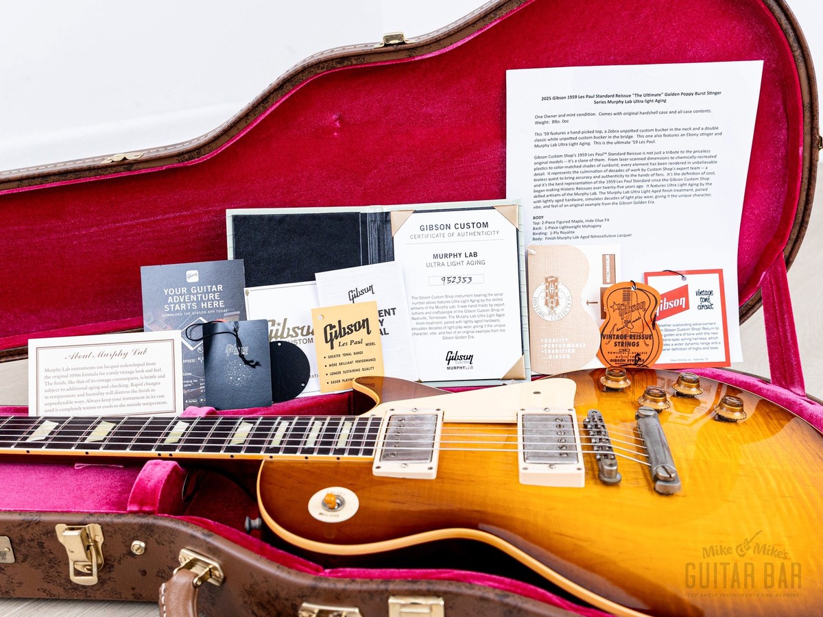 2025 Gibson Custom 1959 Les Paul “The Ultimate” Stinger Series