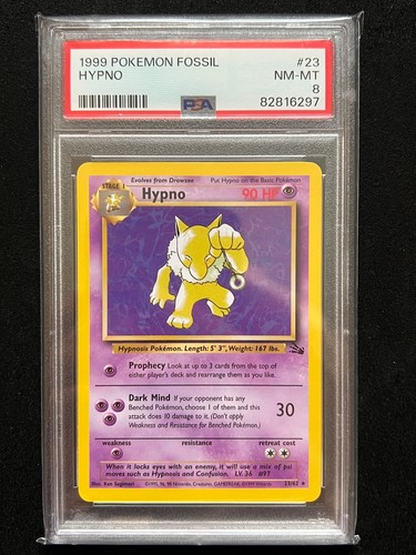 Hypno (Unlimited) graded PSA 8 for sale on eBay