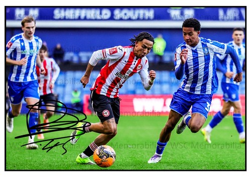 12346. Romelle Donovan Signed Pictures (A4 Prints) Bournemouth Birmingham Burton