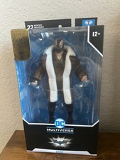 DC Multiverse Dark Knight Rises 7'' BANE  Trench Coat  Gold Label Mcfarlane New
