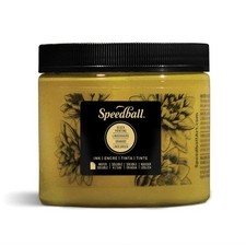 Speedball Water-Soluble Block Printing Ink 16 oz. Metallic Gold