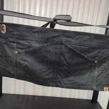 Chef Works Urban Black Waist Apron Cotton Adjustable 3 Pockets Professional Chef