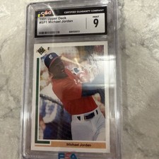 1991 Upper Deck Michael Jordan RC Chicago White Sox #SP1 CGC 9 mint