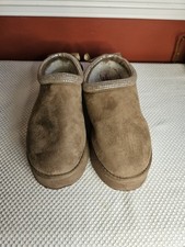 Juicy Couture Olyana Rhinestone Clog Slippers - Chestnut Brown Size 6.5