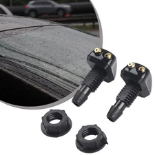 Washer Jet Washer Wiper Nozzle Car Accessories Washer Sprayer 2PCS ABS Plastic