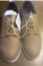 Cat & Jack Boys Brown Lace-Up Oxford Dress Sh...