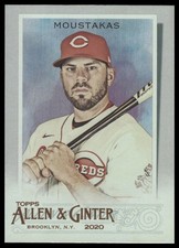 2020 Topps Allen & Ginter #208 Mike Moustakas Silver Portrait Reds NM+