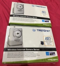 2 Trendnet TV-IP110W Internet Cameras 