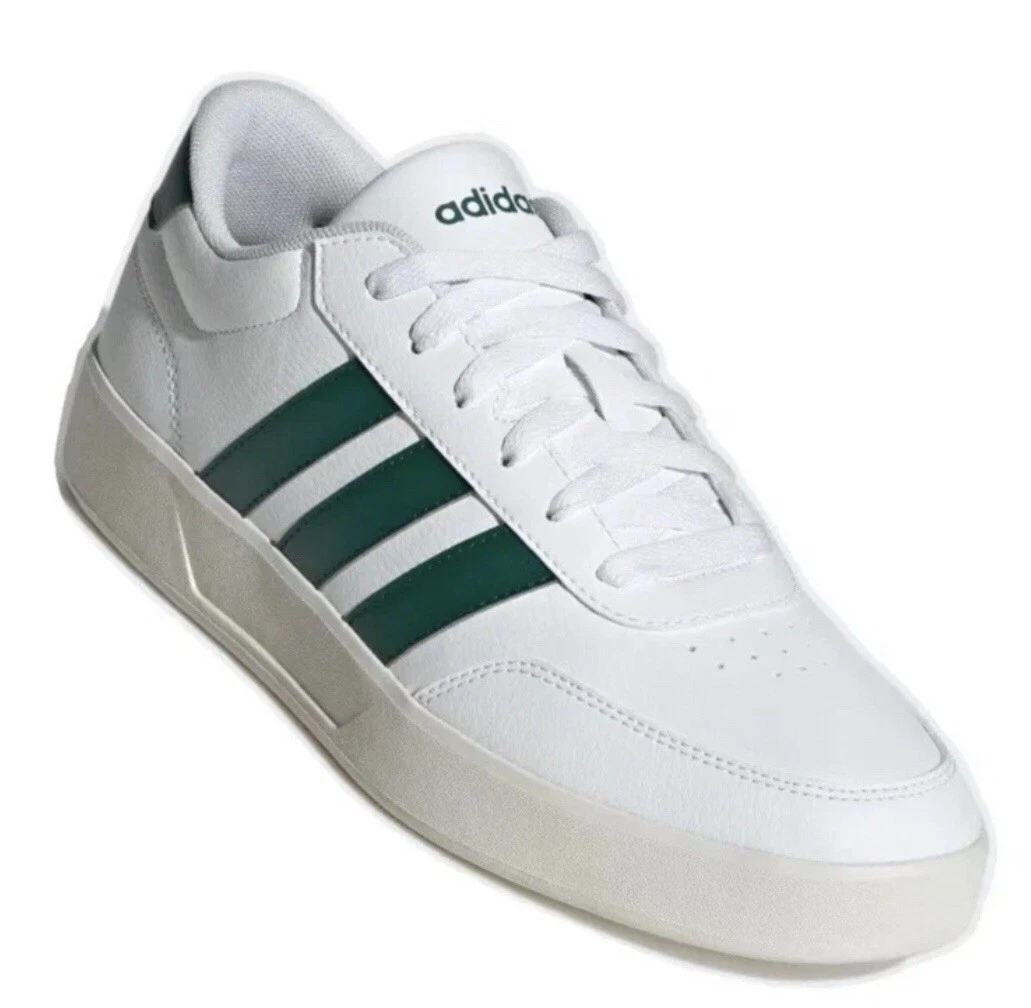 Adidas Men\'s Breaknet 3 White Green Sneakers Size 11 adidas Breaknet  main image 3