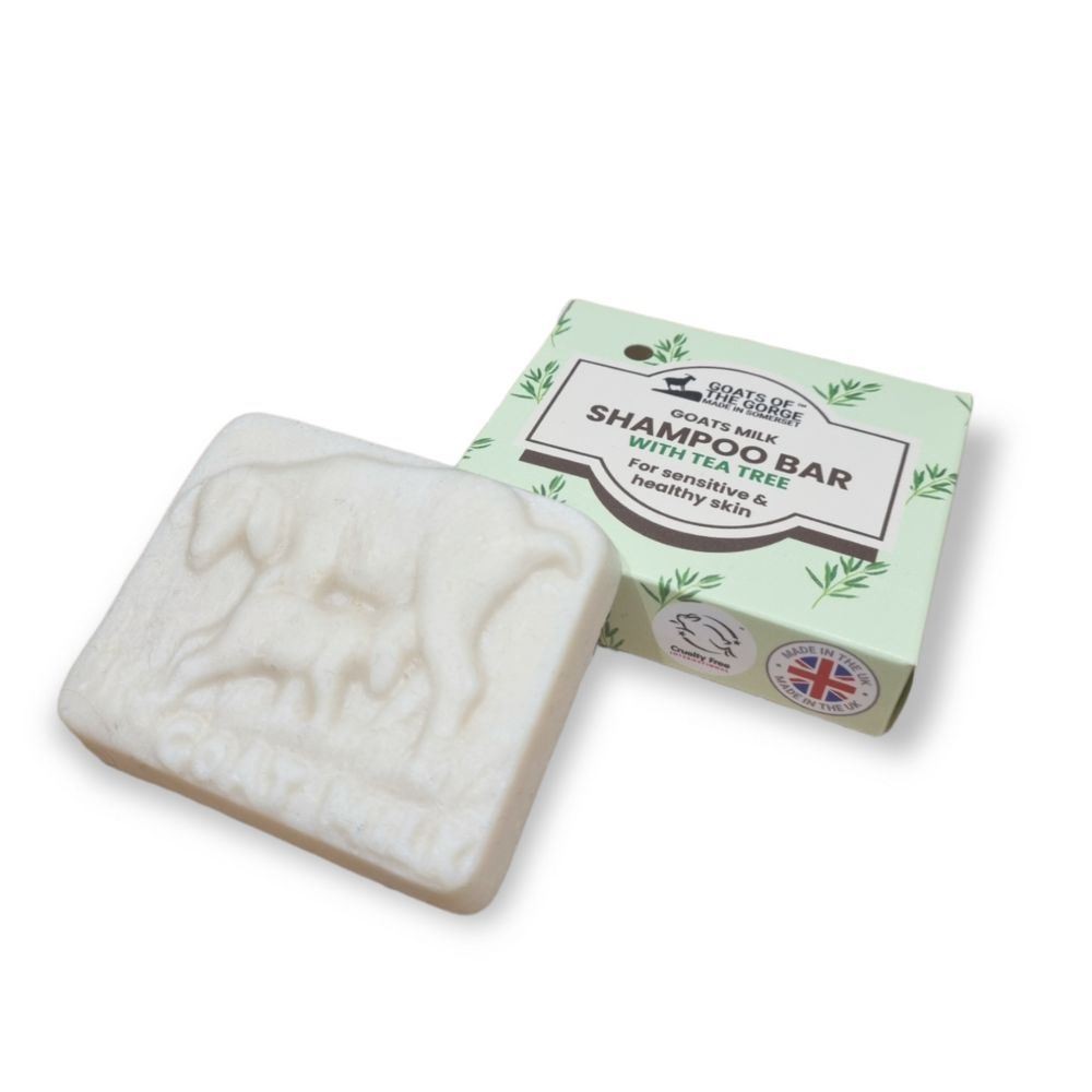 Goats of the Gorge Goats milk Shampoo bar -(Tea Tree) 95g - 2 Pack