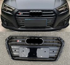 For 2017-2019 Audi A4 S4 B9 front bumper bumper  ventilation grille black grille