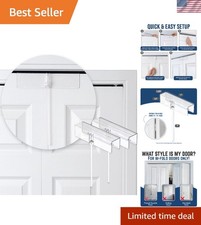 2-Pack Bi-fold Door Lock Child and Pet Proof with Tool-Free Installation