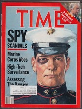 TIME Jimmy Carter Marine Spy Scandal Beirut Oliver North Israel 4/20 1987
