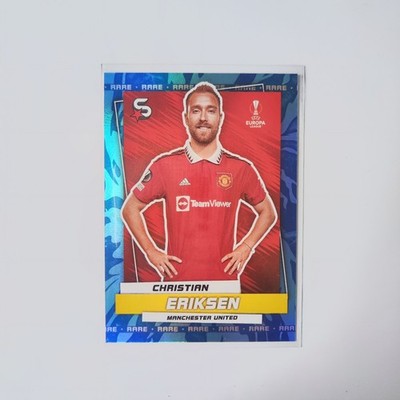 2022-23 Topps Superstars UCC Christian Eriksen Rare Ice Parallel 168
