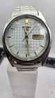 Vintage Seiko 7009 876j Automatic Stainless Steel Serviced Wristwatch Day-Date