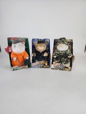 Gemmy Lot Of 3 Dancing Hamster In Original Box CEO, Officer Ron,  SGT. Scruffy