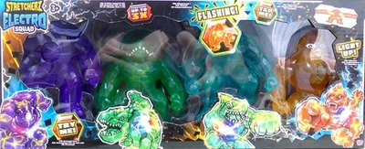 HTI Stretcherz Electro Stretch Sammelfiguren Squad 4er-Set Squad Stressabbau