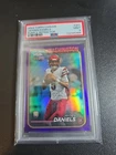 2024 Topps Chrome Jayden Daniels #201 Purple Refractor /275 Rookie RC PSA 9 MINT