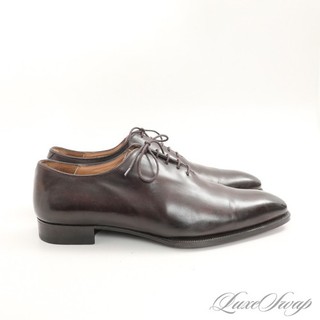 #1 MENSWEAR LNWOT The Sabot Made in Italy Espresso Burnished Wholecut Shoes 11