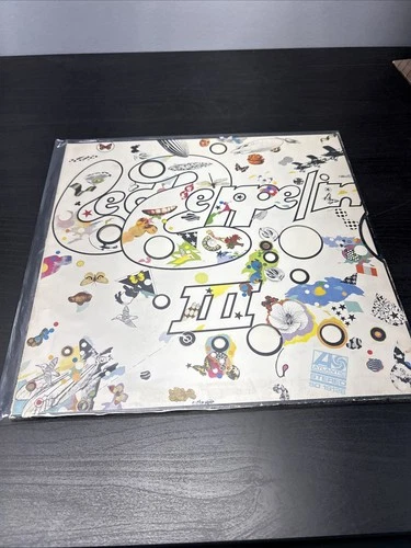 Awesome 1970 Led Zeppelin III 3 Atlantic Gatefold Working Picture Wheel Vinyl