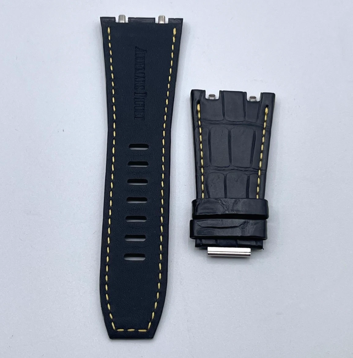 44MM AUDEMARS PIGUET Royal Oak Offshore Black Rubber Watch Strap EUR 119,49 - IT - Foto 5