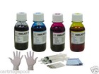 Zestaw atramentów uzupełniających do HP 27 28 FAX 1240 Deskjet 3650v 3845xi 3845 4x4oz/s/rękawice