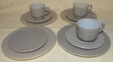 Hazel Atlas Moderntone Childs Little Hostess 7pc Set Gray - Dark