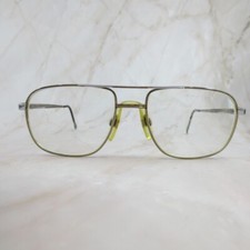 Luxottica Hector Gunpowder Gep Eyeglasses Frame Men's Silver Square 54-17-135